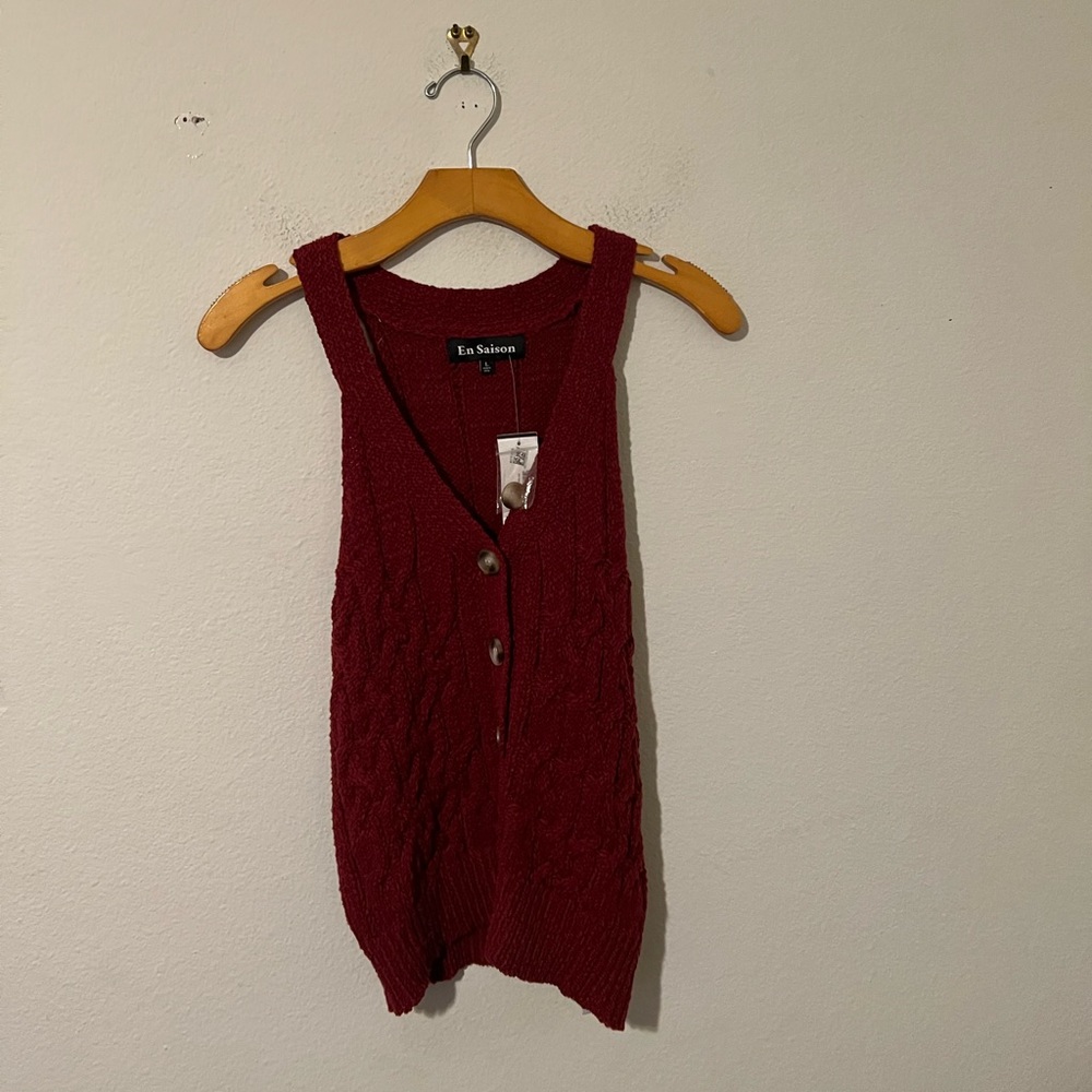 NWT En Saison Tank Top Size Large